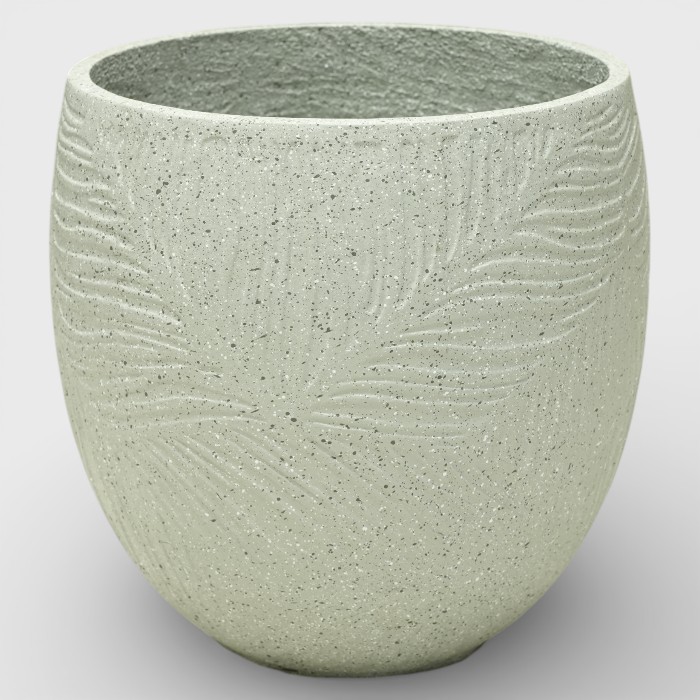 Contemporary Fluted Terracotta Planter – Earthy Matte Ceramic Plant Pot