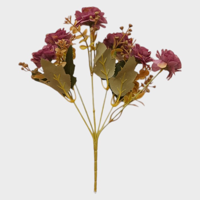 Artificial Feathery Fern Bush – Single Decorative Stem