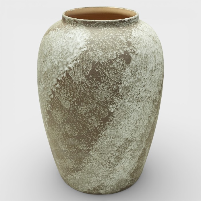 Antique-Inspired Large Stone-Finish Jar