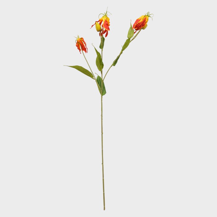 Faux Rounded Leaf Greenery Stem