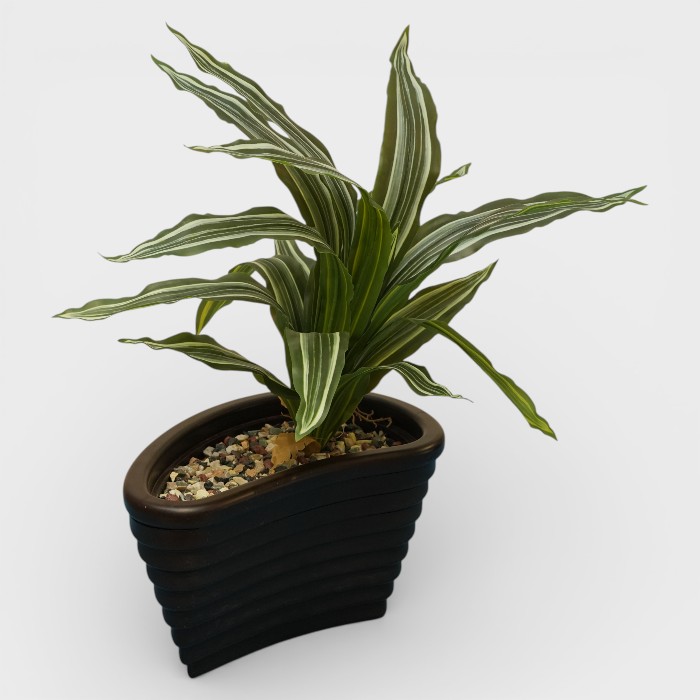 Artificial Blush Velvet Rose Bouquet in Tapered Espresso Vase – Everlasting Floral Decor