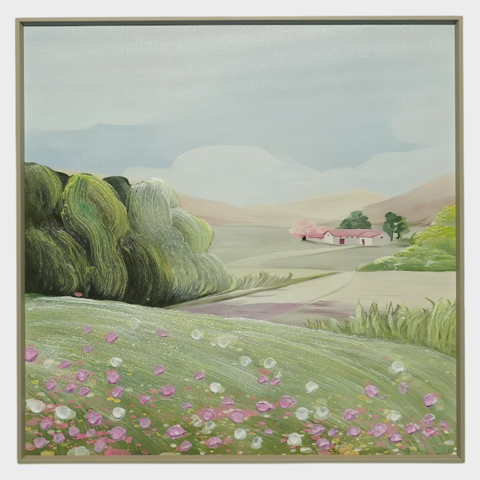 "Heritage Split" – Designer Logo Framed Print