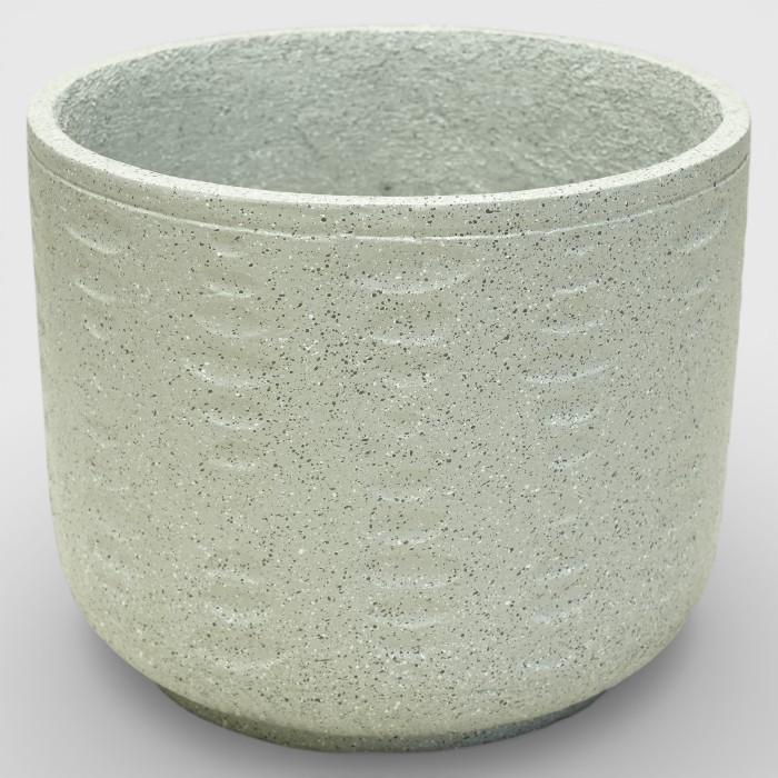 Minimalist Slate Grey Trough Planter – Modern Rectangular Speckled Pot