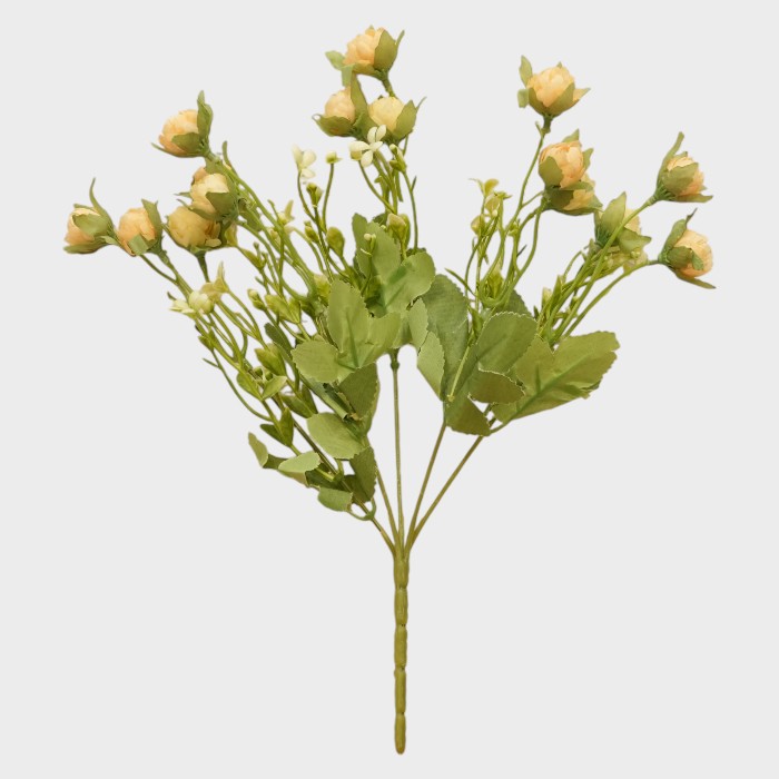 Artificial Feathery Fern Bush – Single Decorative Stem