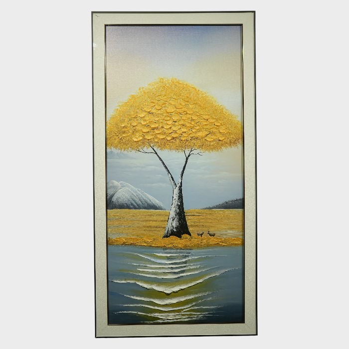 Azure Serenity – 3D Textured Shoreline Wall Art