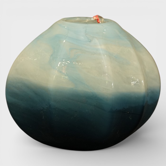 Organic Cream Ceramic Vessel